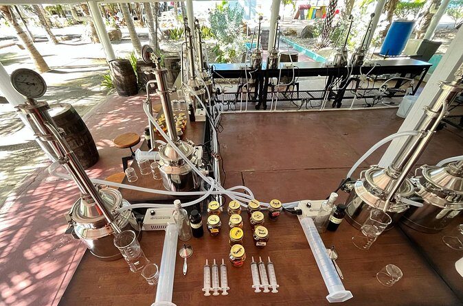 Rum Making Masterclass Galleon Beach Antigua 2 People per Station - Distillation, aging, and meeting the master distiller