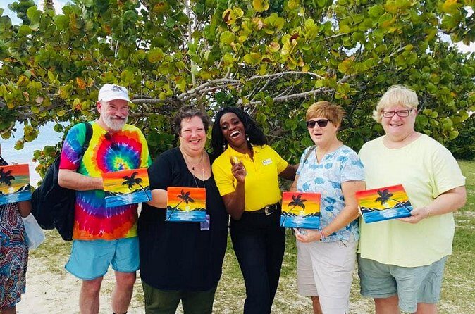 Sip & Paint Antigua - Meeting artists and watching crafts take shape