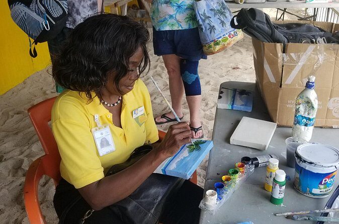 Sip & Paint Antigua - The old Court House building and artifacts stop
